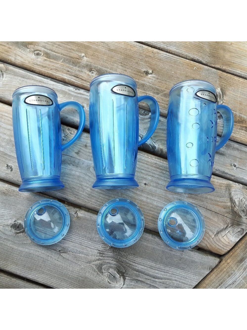 STARBUCKS 2002 Barista Rocket Tumbler LOT